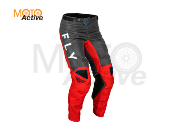 Брюки для мотокросса FLY RACING KINETIC KORE, красные/серые